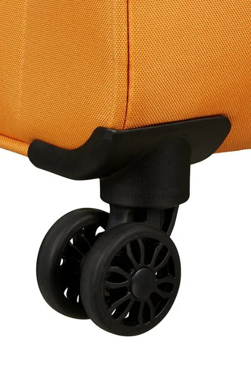American Tourister Pulsonic 55cm Cabin Spinner - Expandable | Sunset Yellow