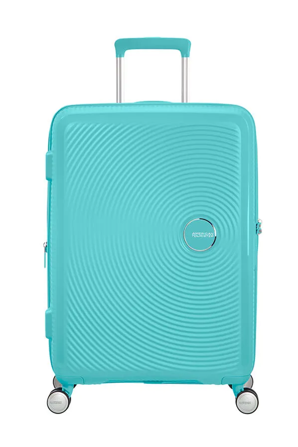 American Tourister Soundbox 67cm Medium Spinner-Expandable | Poolside Blue