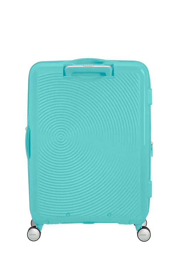 American Tourister Soundbox 67cm Medium Spinner-Expandable | Poolside Blue