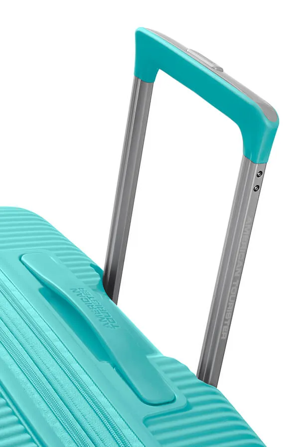 American Tourister Soundbox 67cm Medium Spinner-Expandable | Poolside Blue