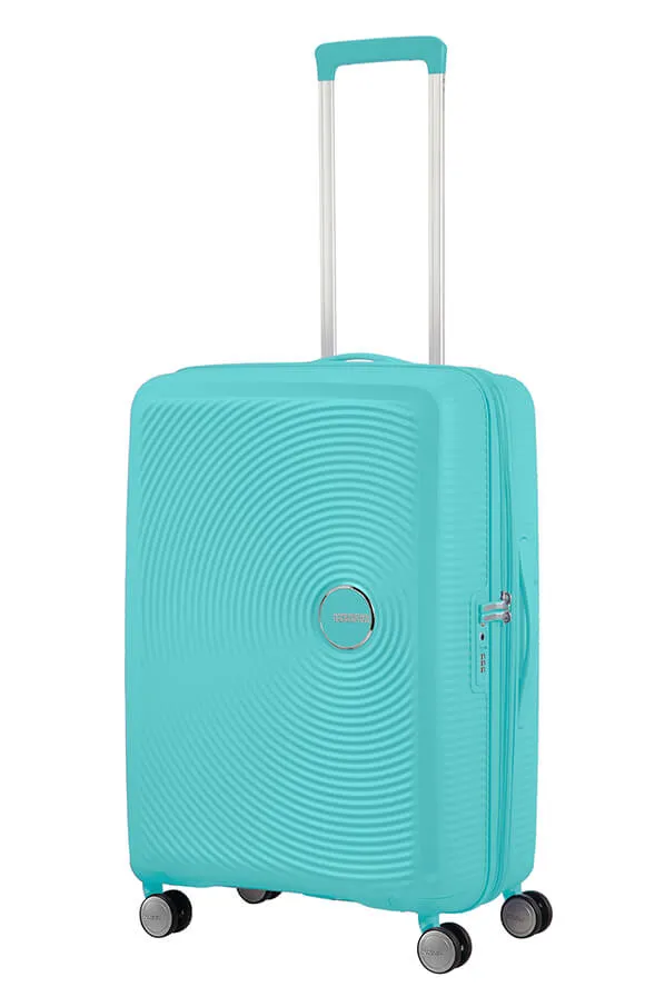 American Tourister Soundbox 67cm Medium Spinner-Expandable | Poolside Blue