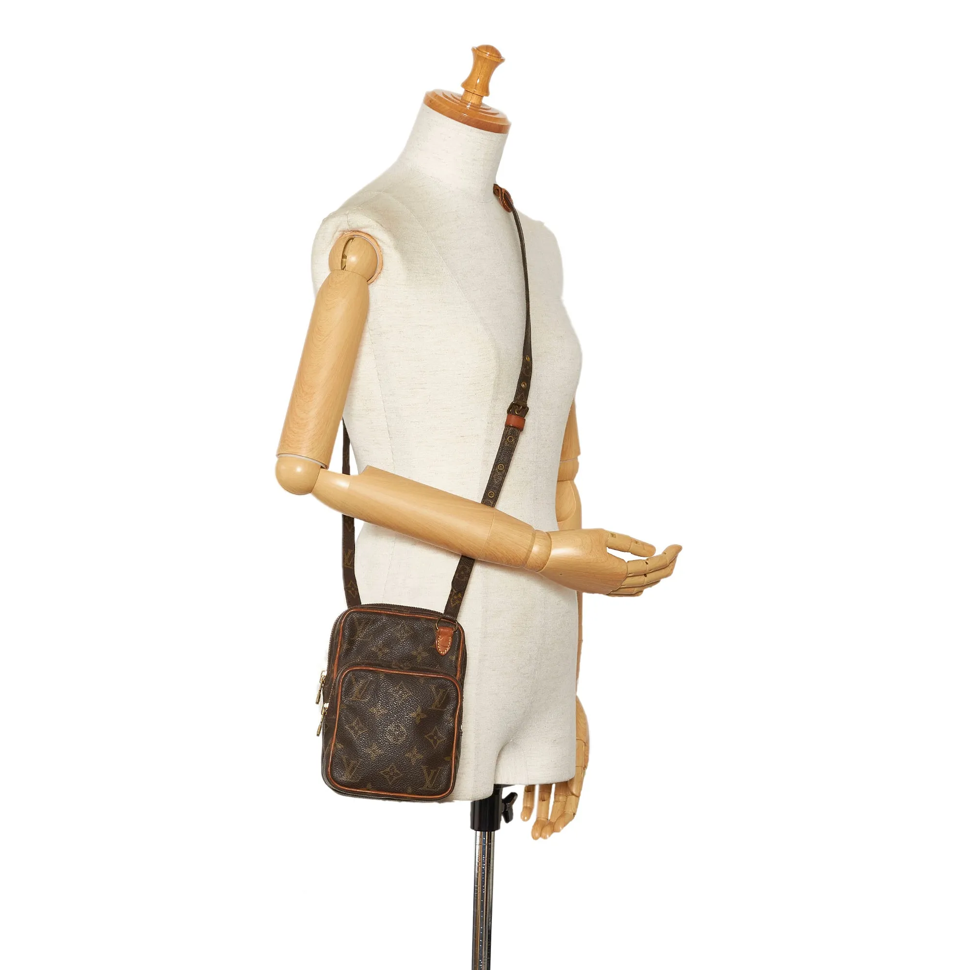 Brown Louis Vuitton Monogram Mini Amazone Crossbody Bag