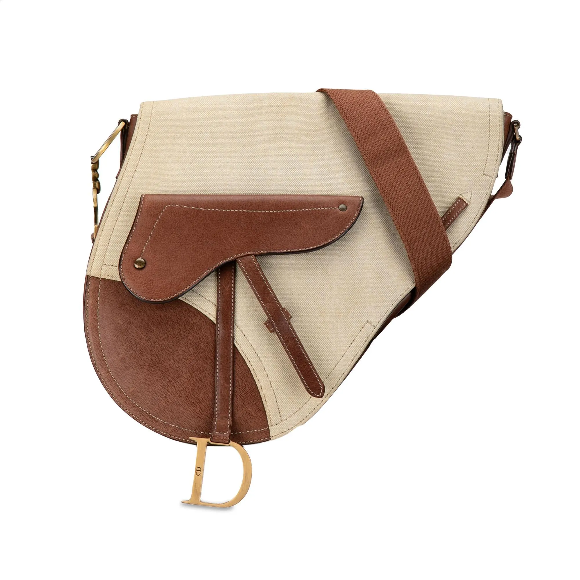 Dior Canvas Baudrier Saddle (SHG-RG9rWF)