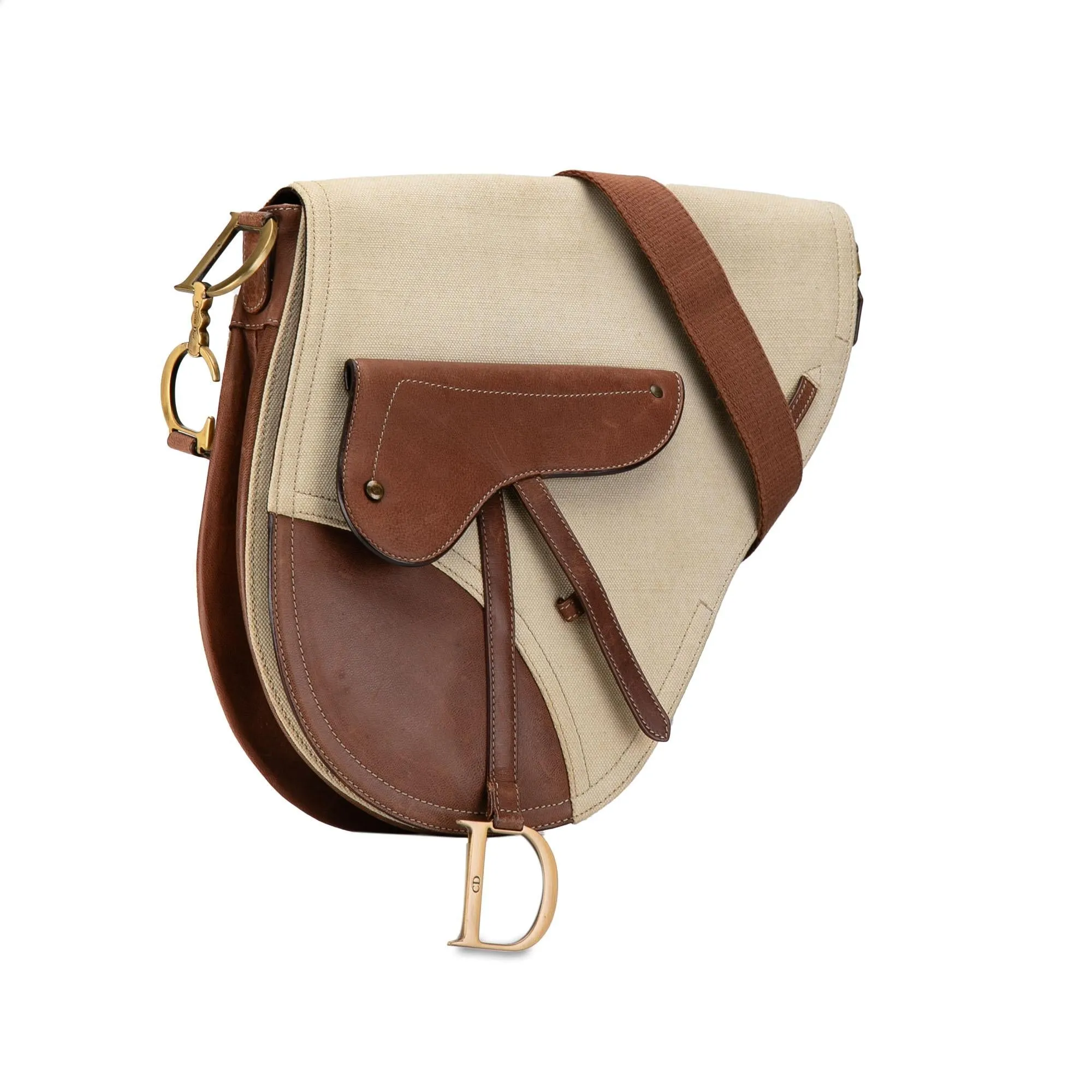 Dior Canvas Baudrier Saddle (SHG-RG9rWF)