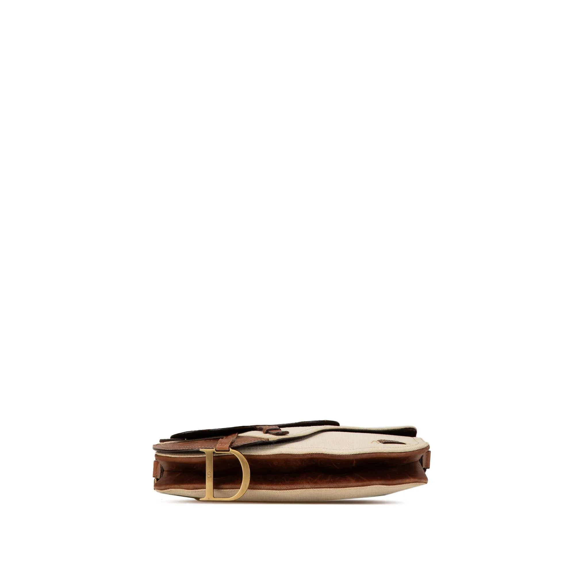 Dior Canvas Double Saddle Crossbody (SHG-kR4h4A)