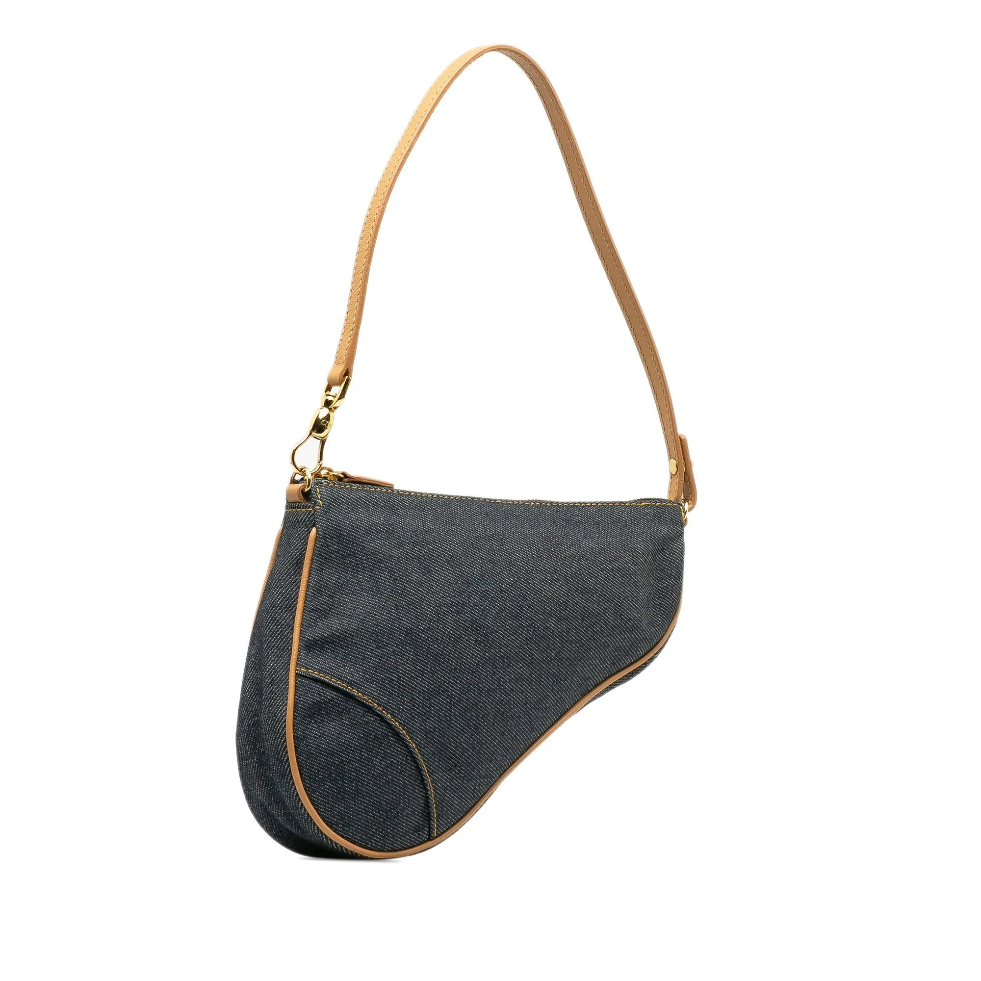Dior Denim Saddle Pochette (SHG-LLIv5u)