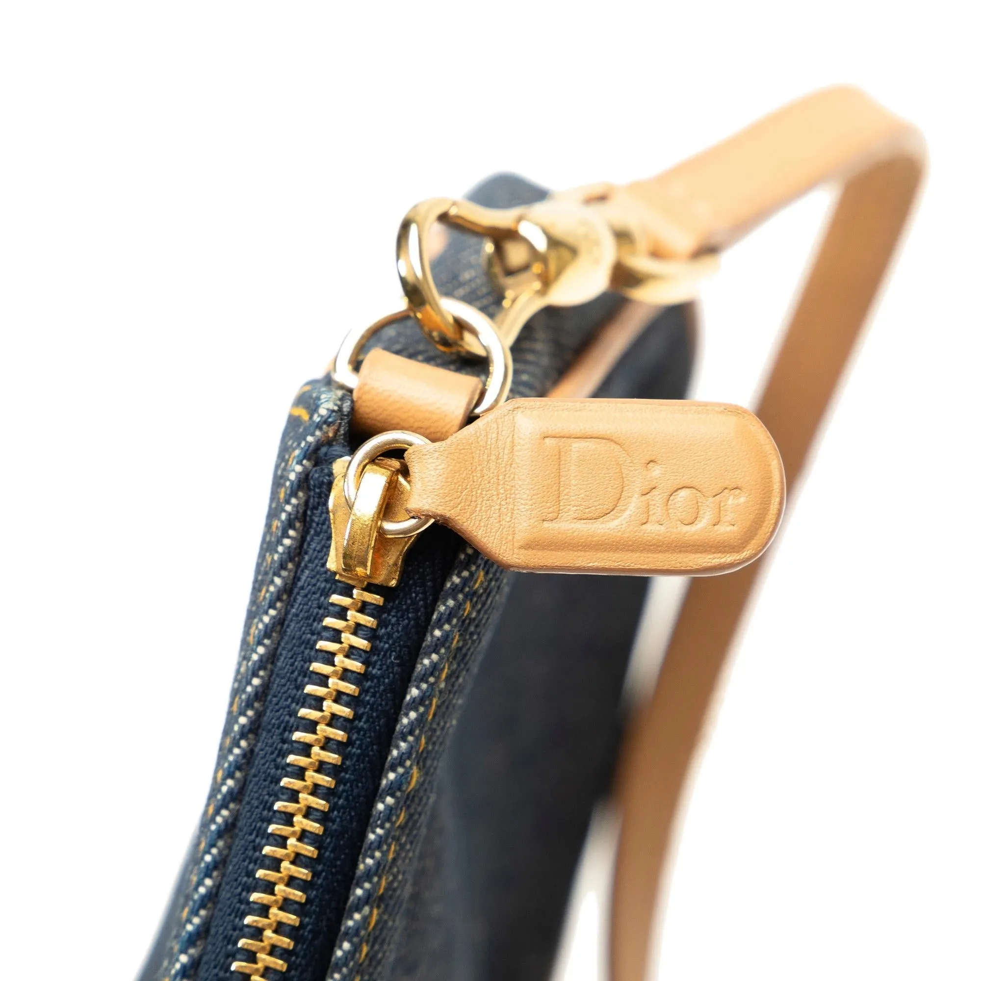 Dior Denim Saddle Pochette (SHG-LLIv5u)