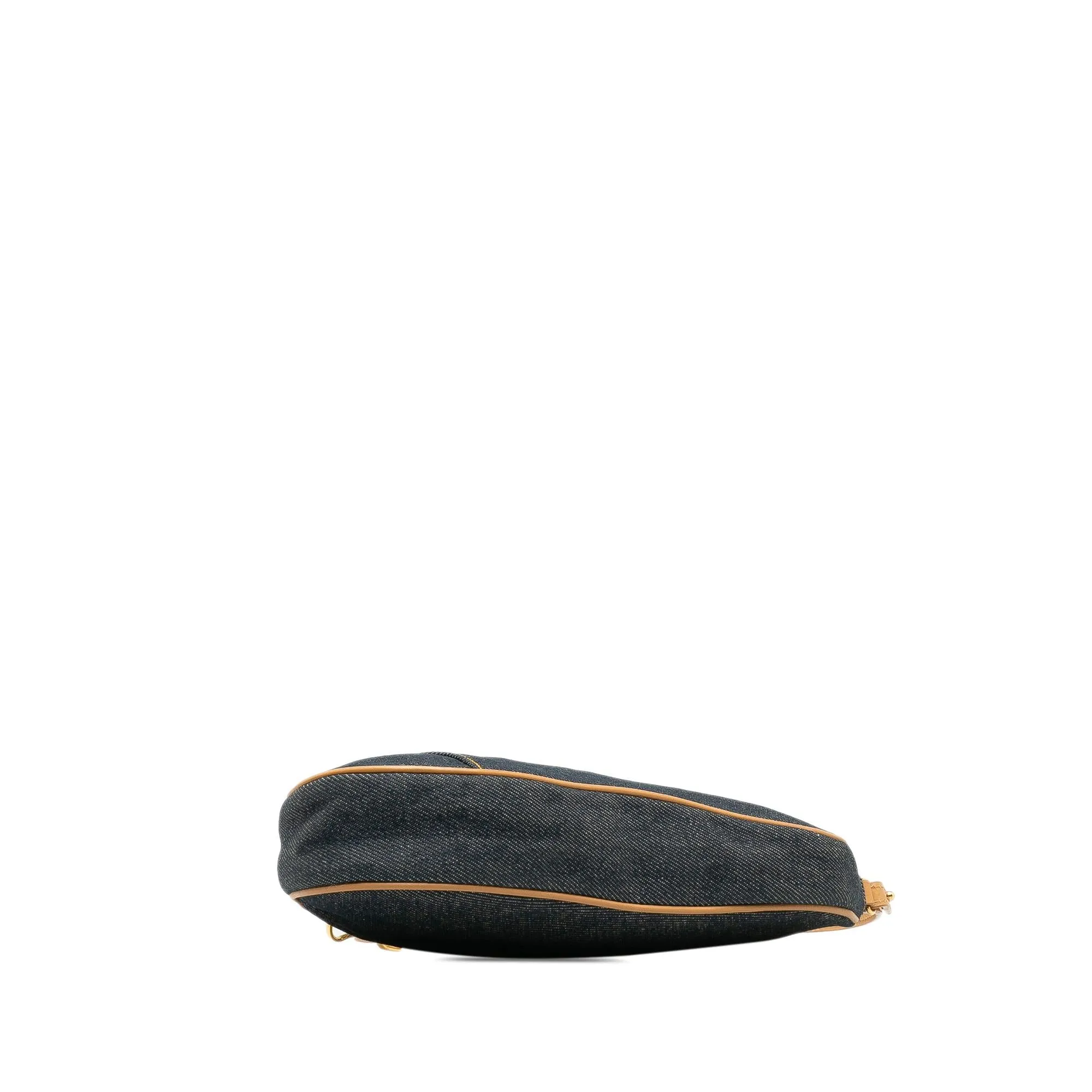 Dior Denim Saddle Pochette (SHG-LLIv5u)