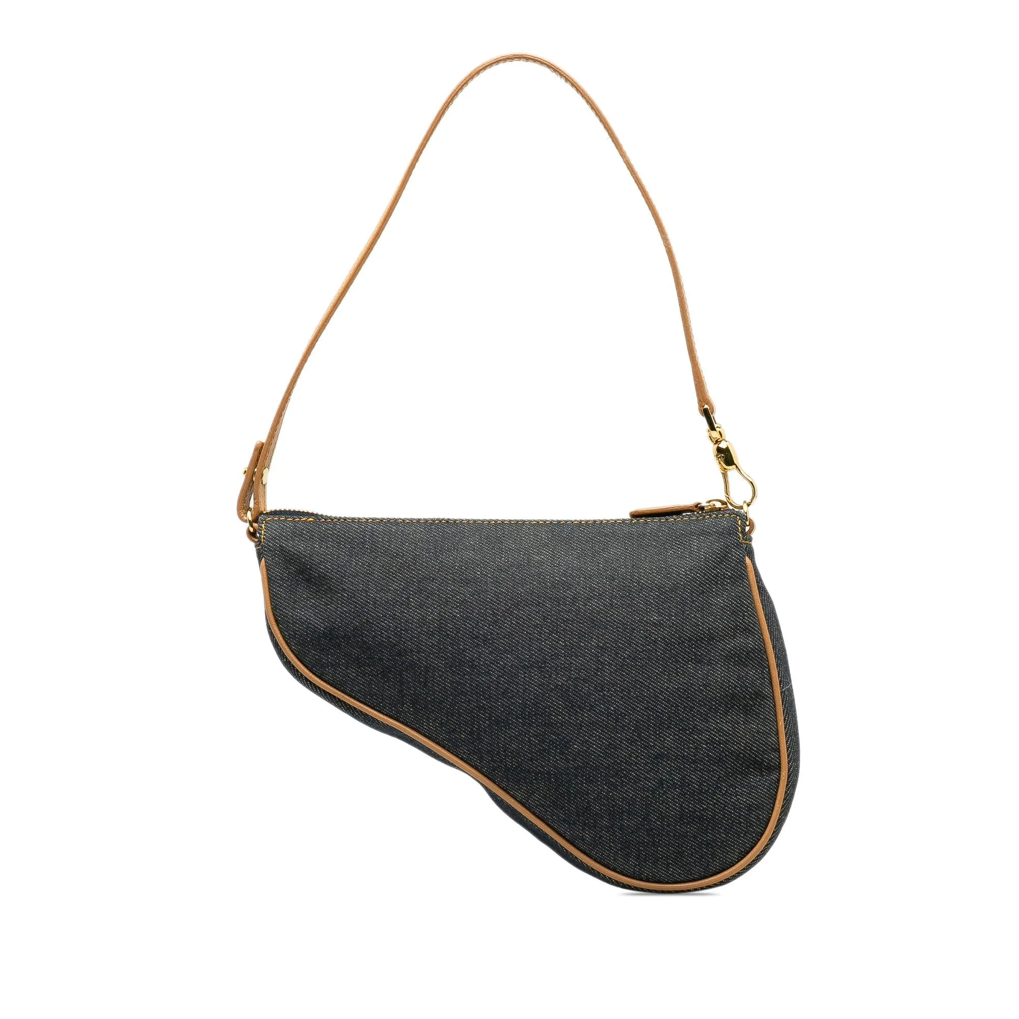 Dior Denim Saddle Pochette (SHG-LLIv5u)