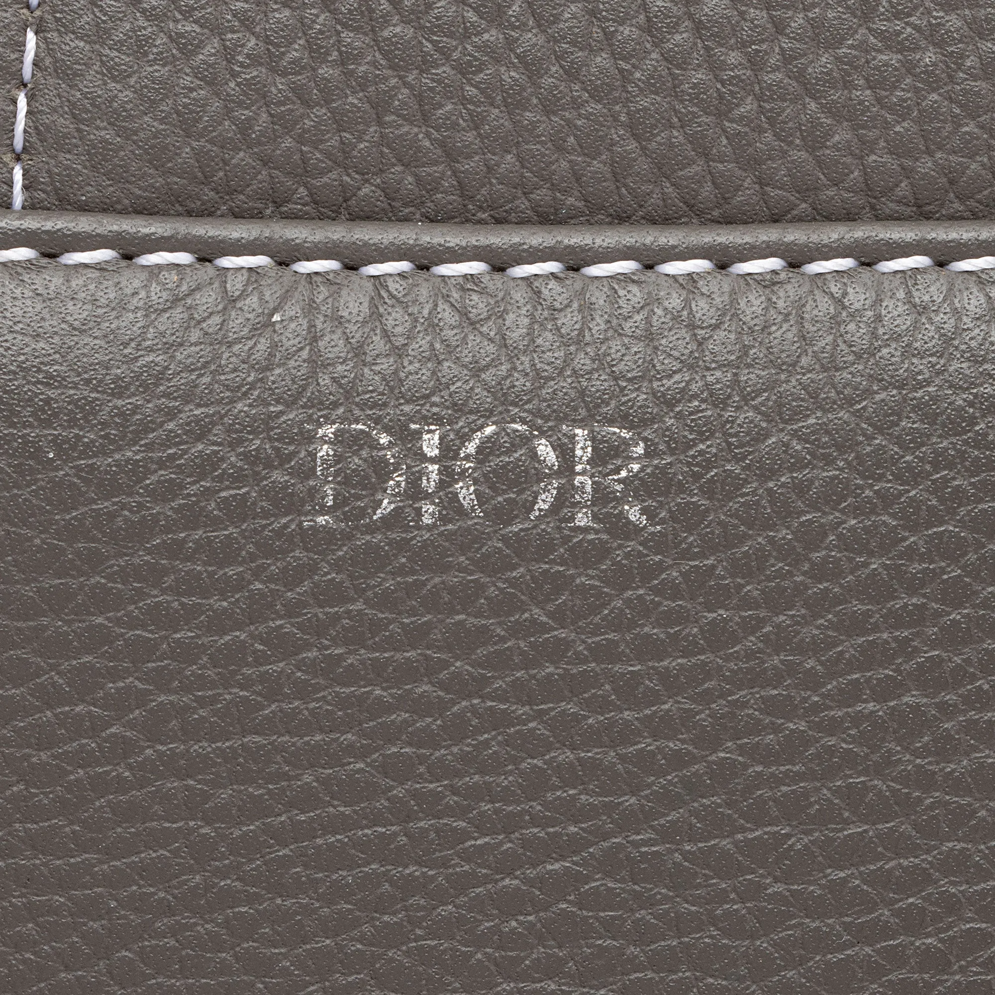 Dior Grained Calfskin Saddle Bag (SHF-T8YJJG)