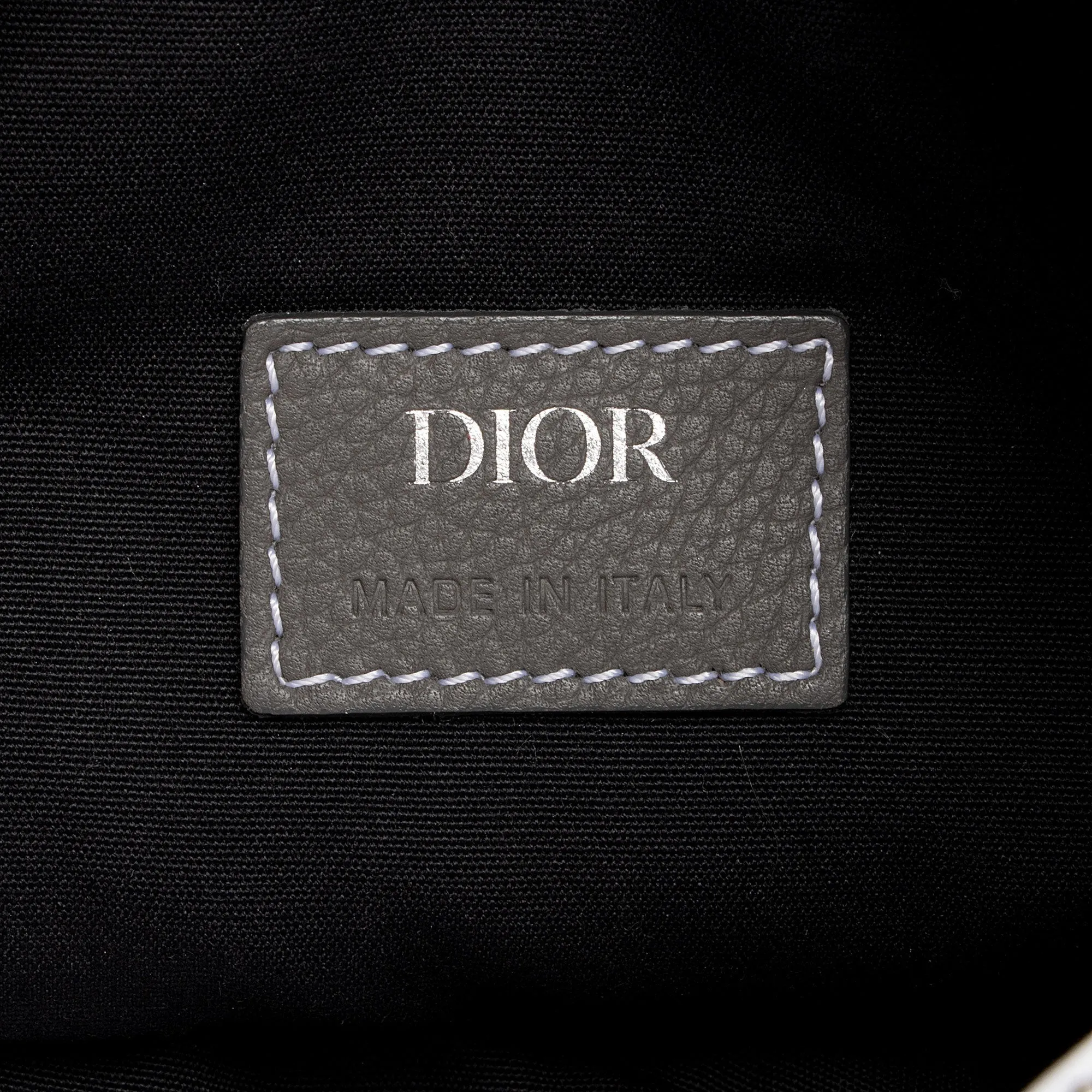 Dior Grained Calfskin Saddle Bag (SHF-T8YJJG)
