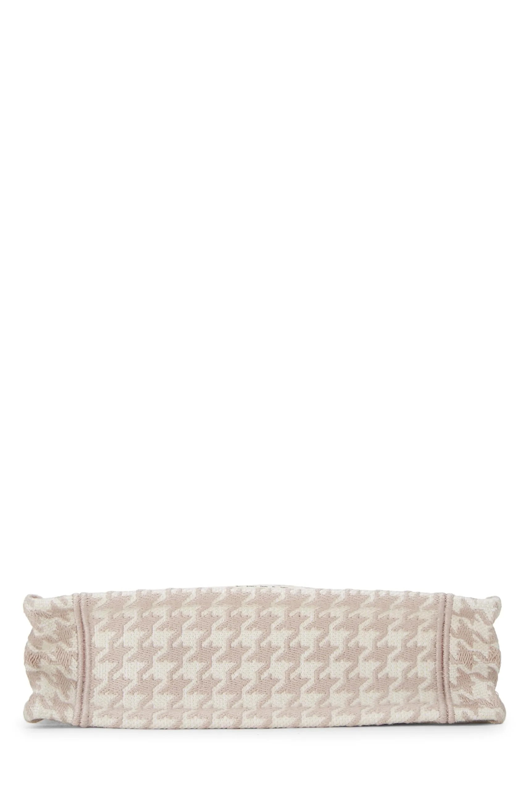 Dior,  Pink Houndstooth Canvas Book Tote Mini, Pink