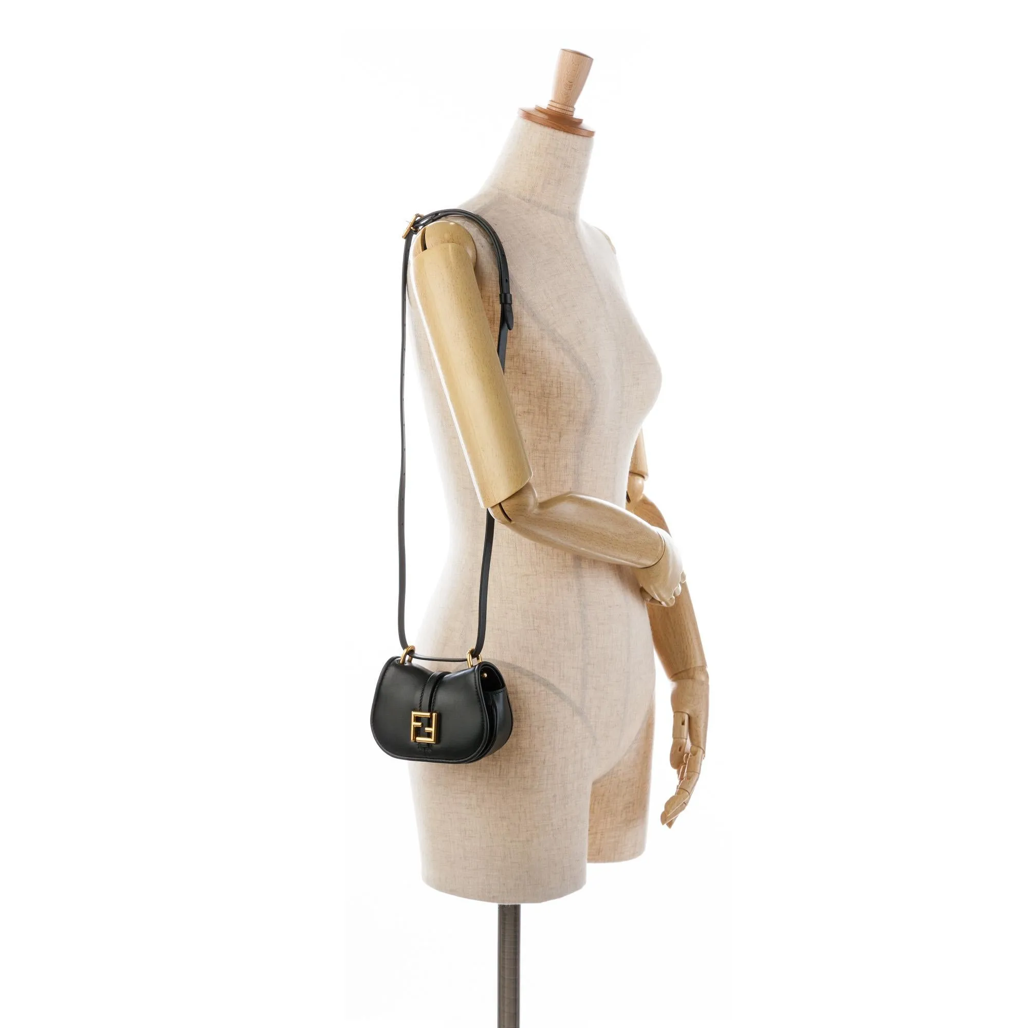Fendi Mini Leather C’mon Crossbody Bag (SHG-87wZ4Z)