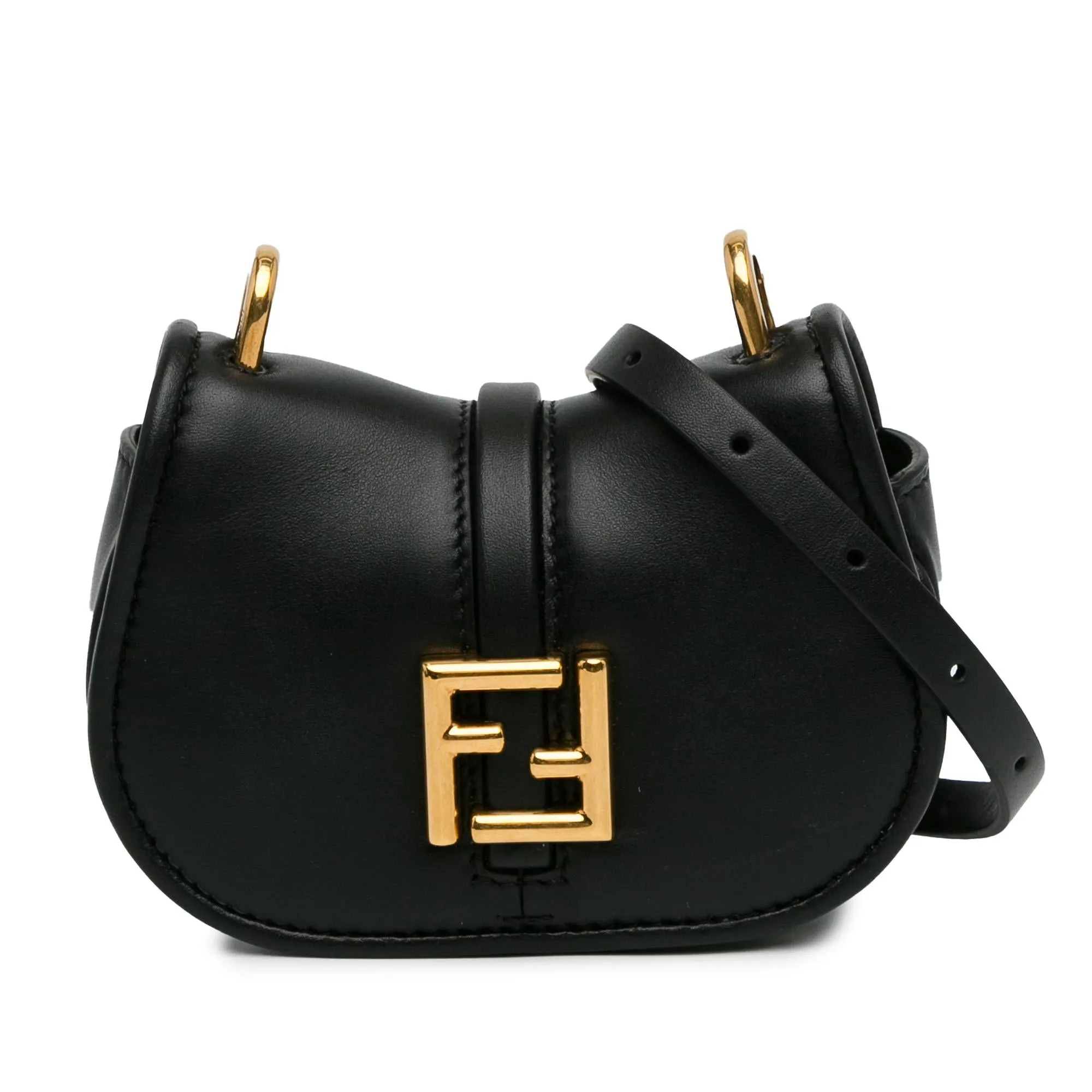 Fendi Mini Leather C’mon Crossbody Bag (SHG-87wZ4Z)