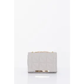 Grey Mini Shoulder And Crossbody Bag