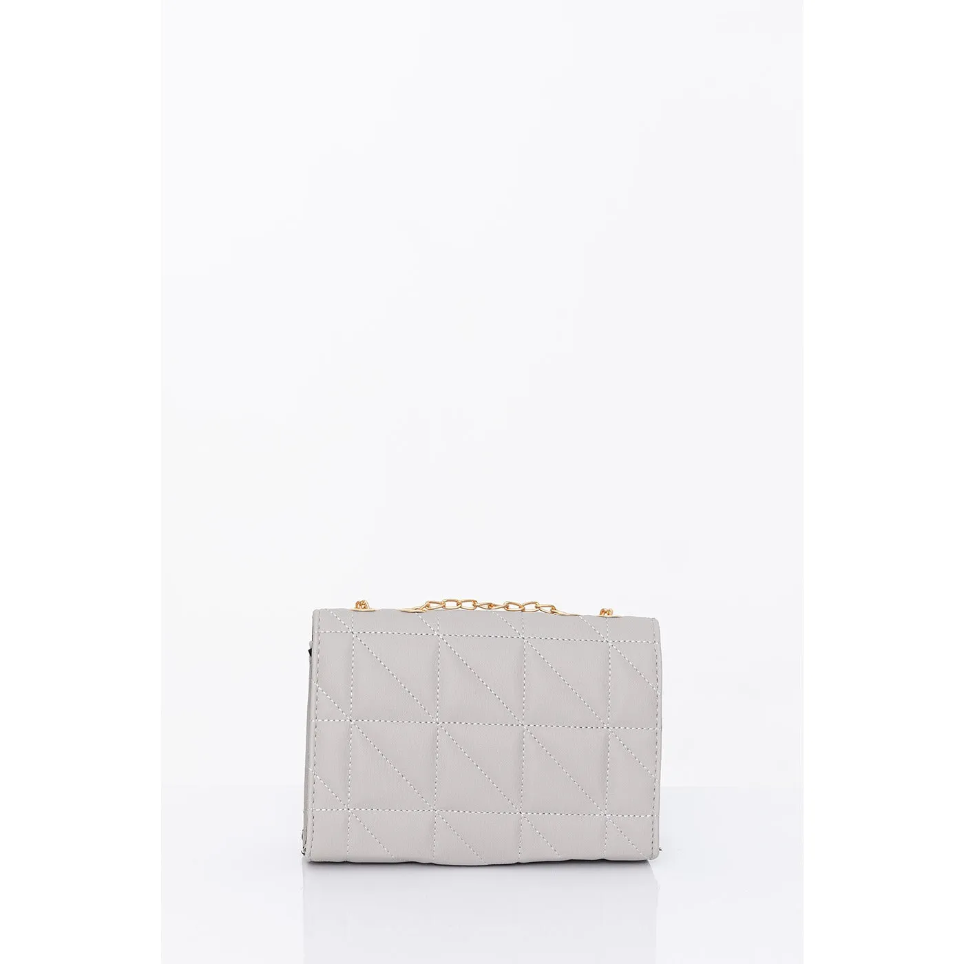Grey Mini Shoulder And Crossbody Bag