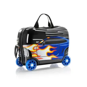 Kids Ride-on Luggage - Race Car (HEYS-HSRL-RO-57-23AR) | Light up Wheels