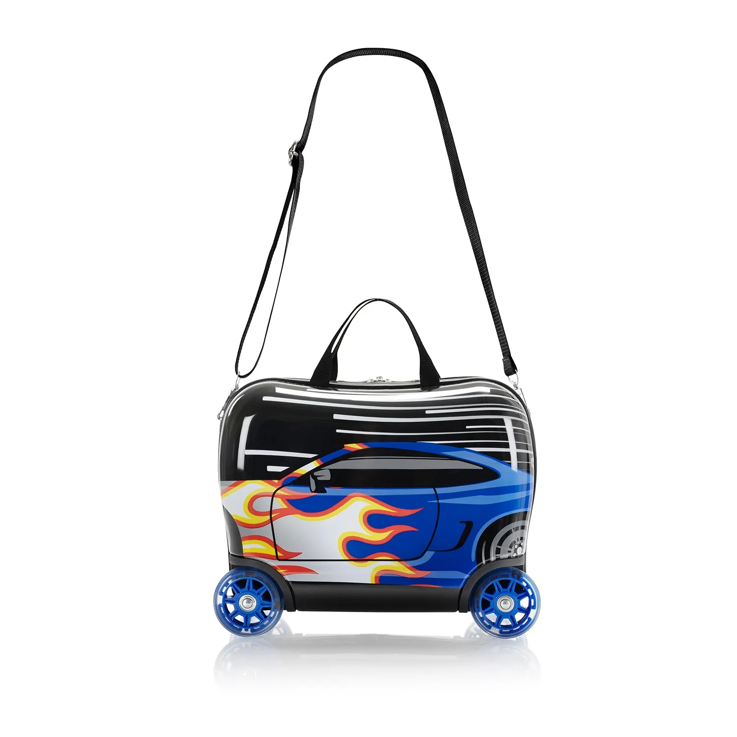 Kids Ride-on Luggage - Race Car (HEYS-HSRL-RO-57-23AR) | Light up Wheels