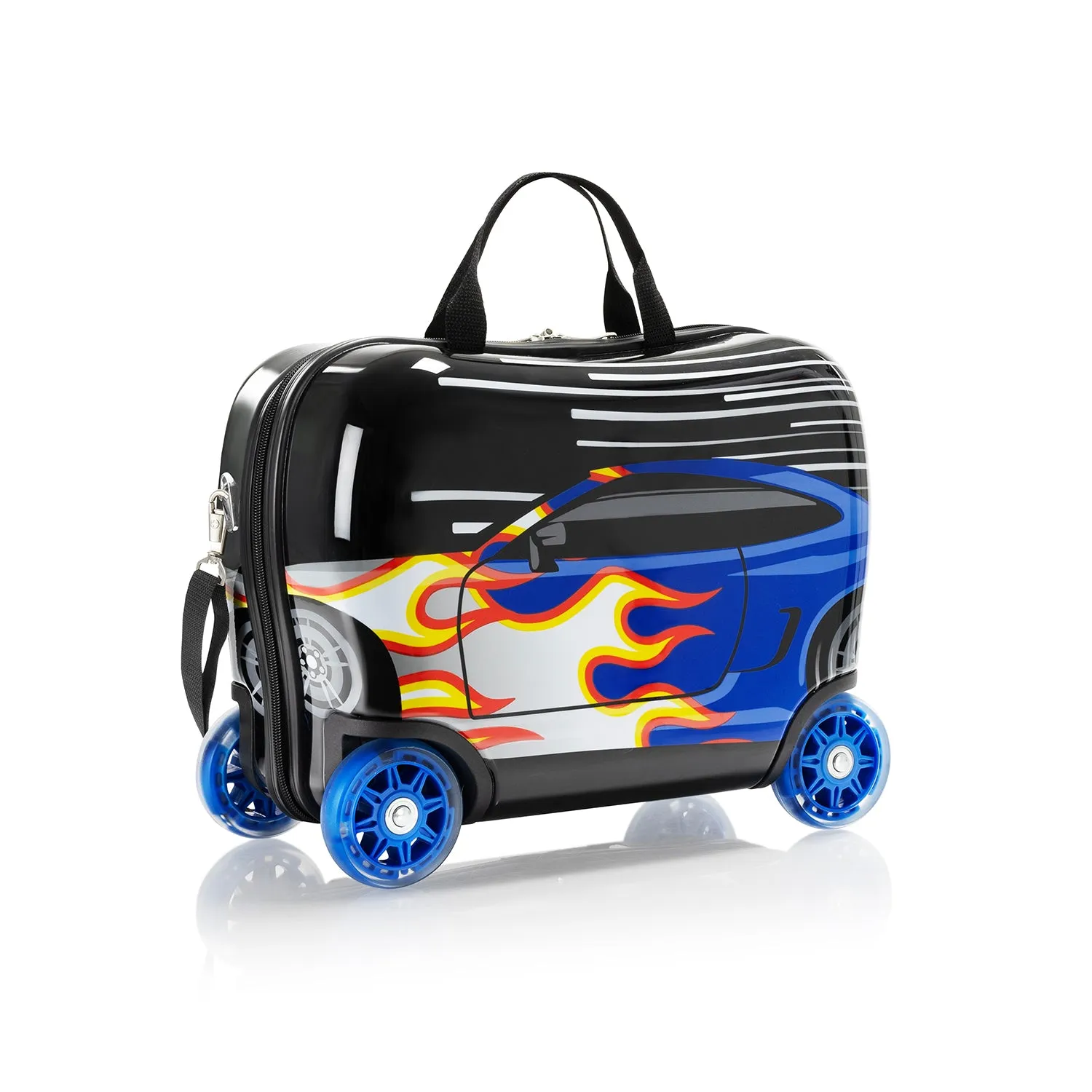 Kids Ride-on Luggage - Race Car (HEYS-HSRL-RO-57-23AR) | Light up Wheels
