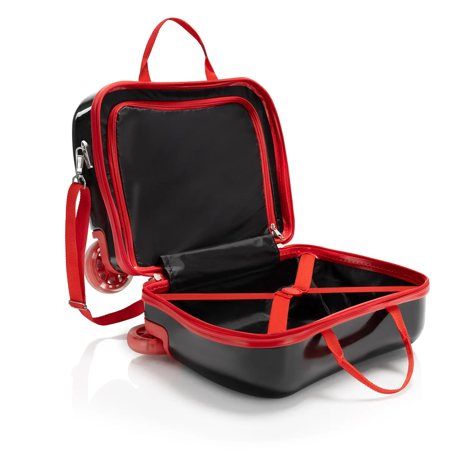 Kids Ride-on Luggage - Spiderman (M-HSRL-RO-SM03-23AR) | Light up Wheels