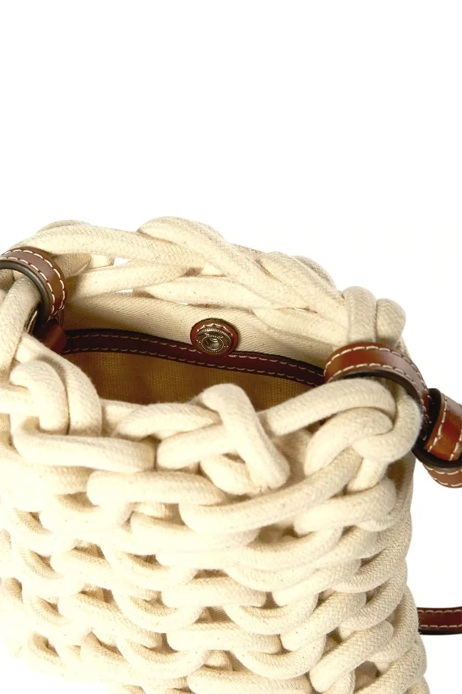 Mini Corda Crossbody Bag - Natural Tan