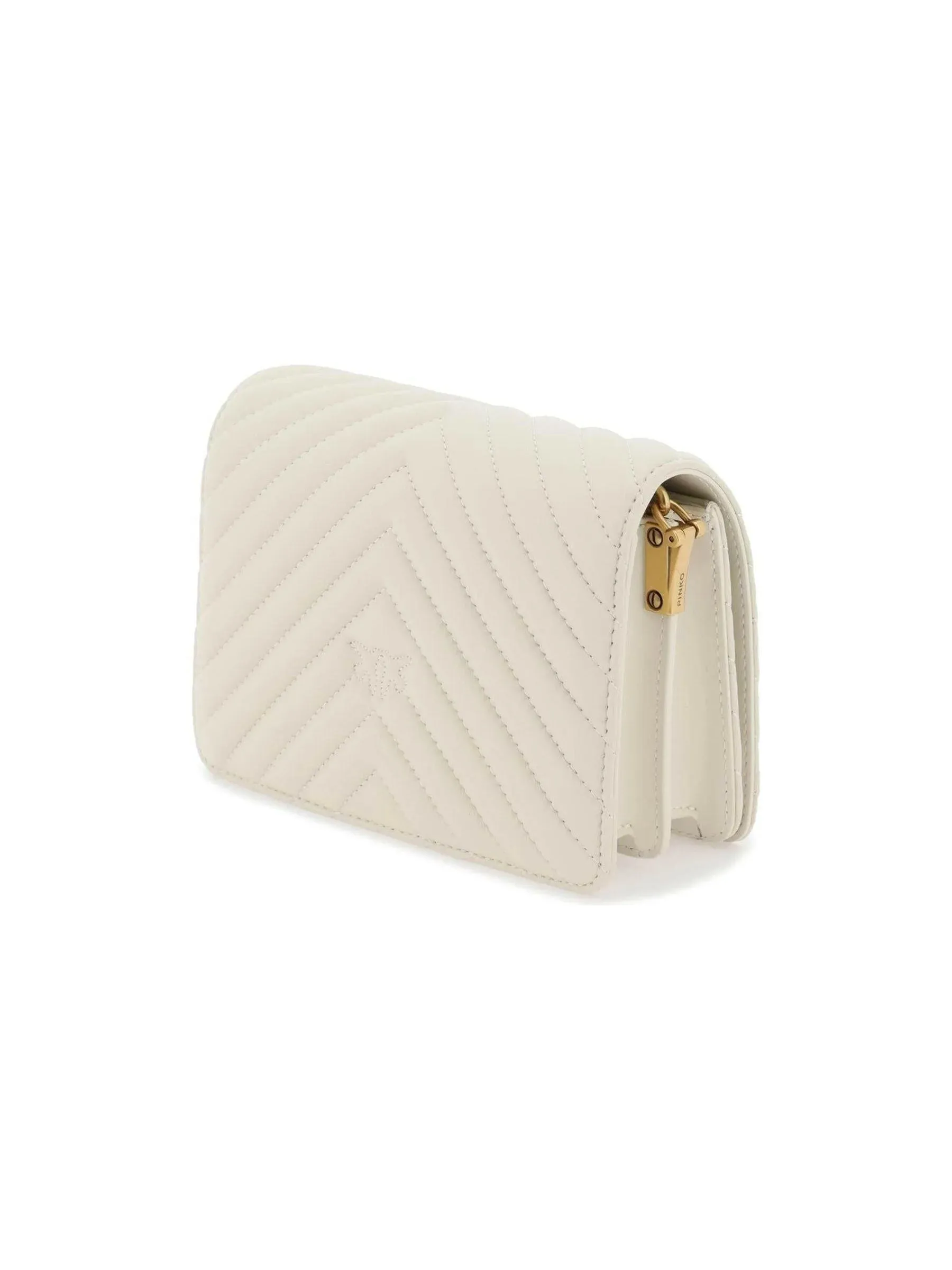 Mini Love Chevron Leather Handbag