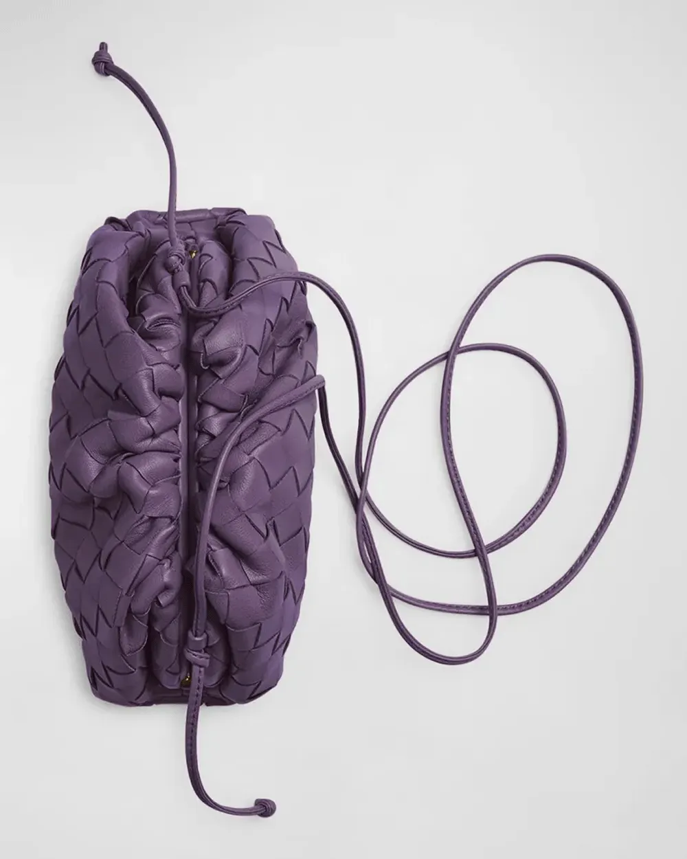 Mini Pouch Crossbody in Eggplant