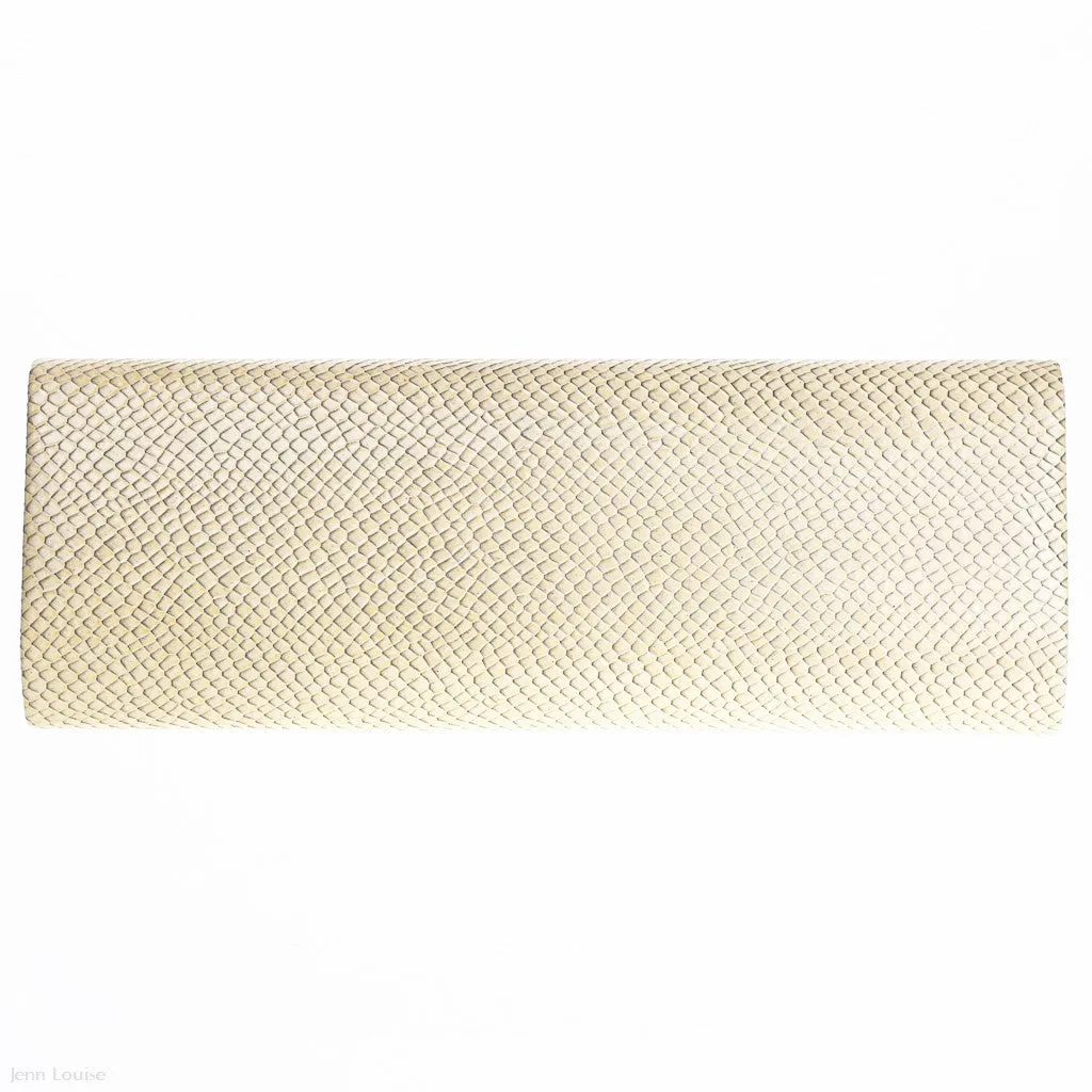 Mock Snake Clutch (Taupe)