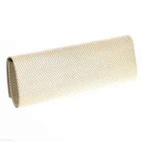 Mock Snake Clutch (Taupe)