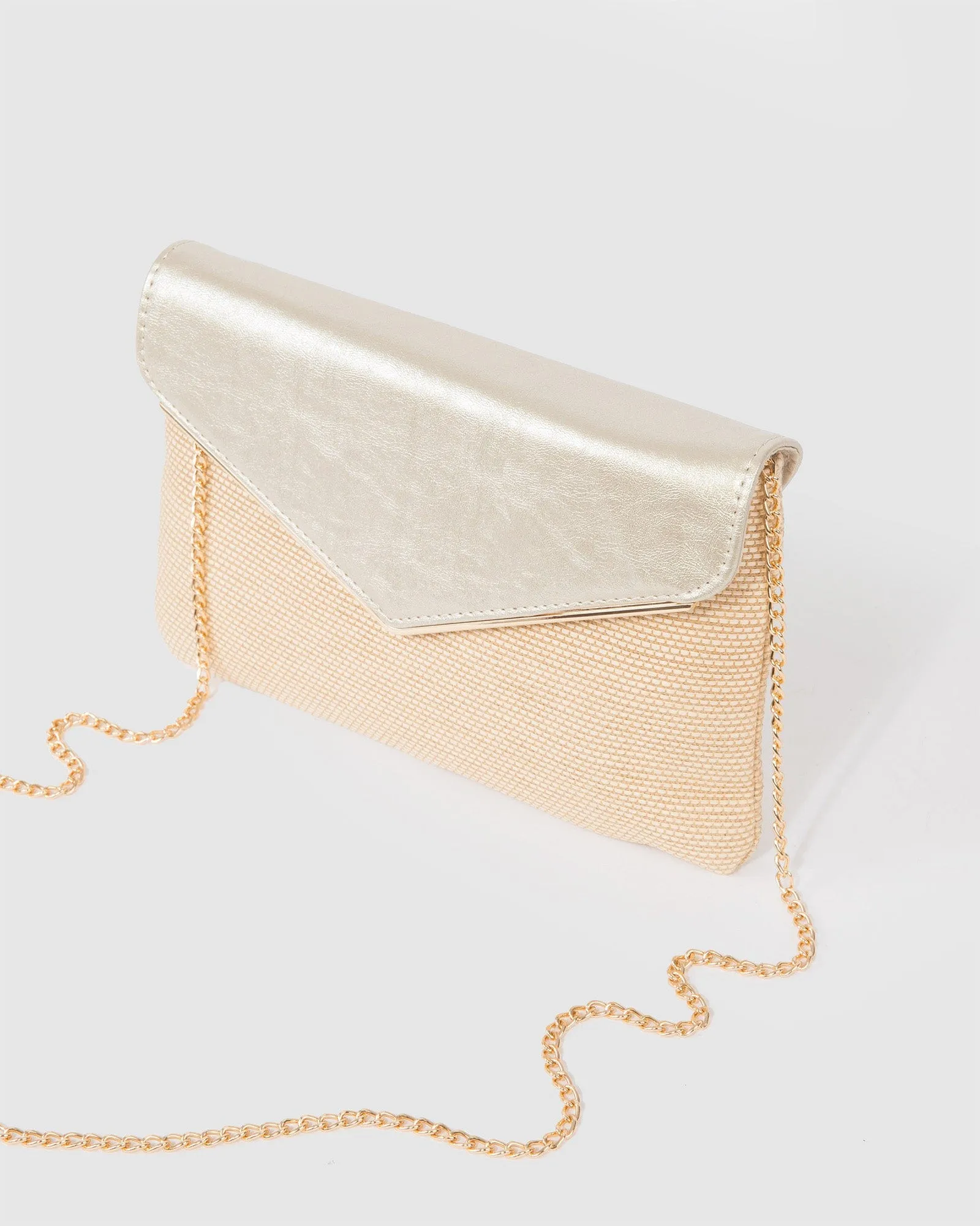 Natural Samantha Clutch Bag