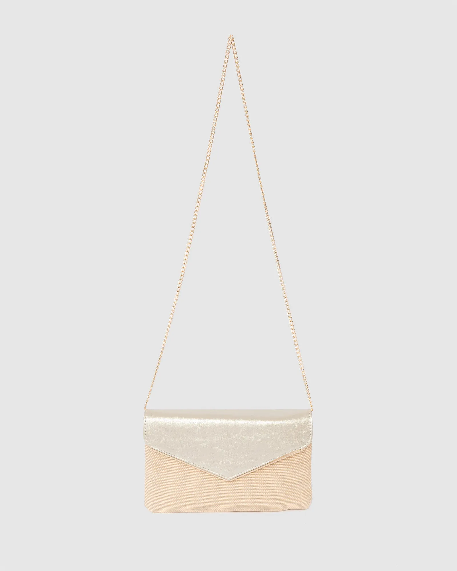 Natural Samantha Clutch Bag