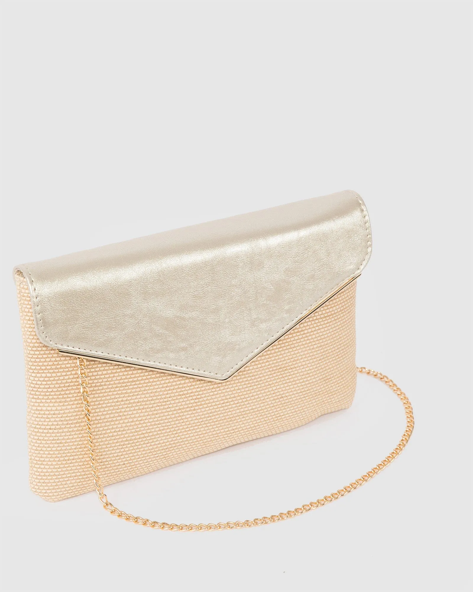 Natural Samantha Clutch Bag