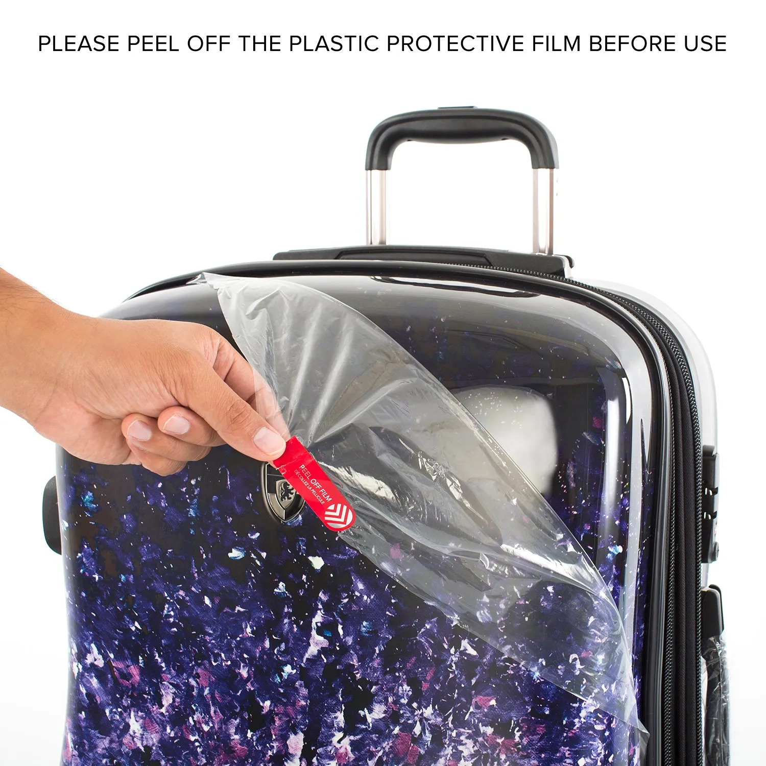 Tie-Dye Rose Fashion Spinner® 3 Piece Luggage Set