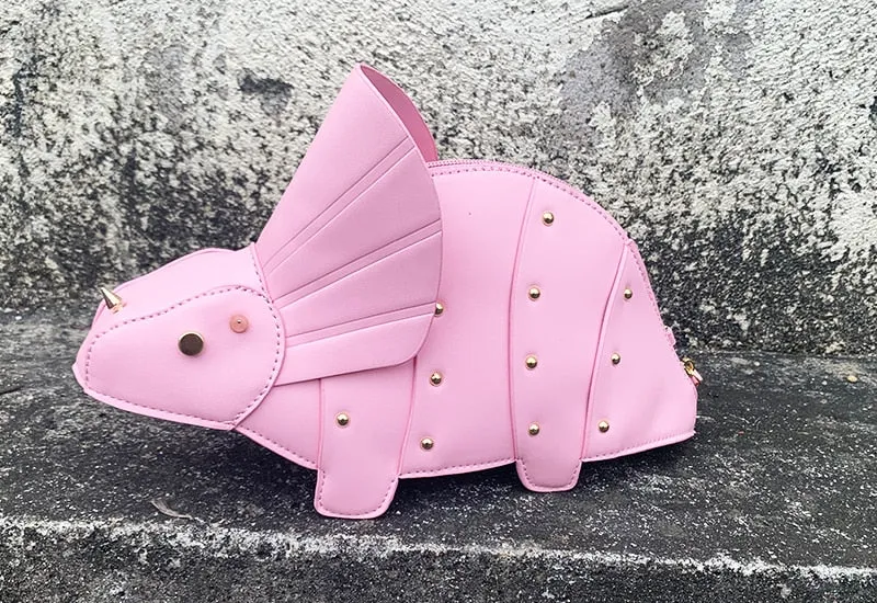Triceratops Mini Crossbody Bag