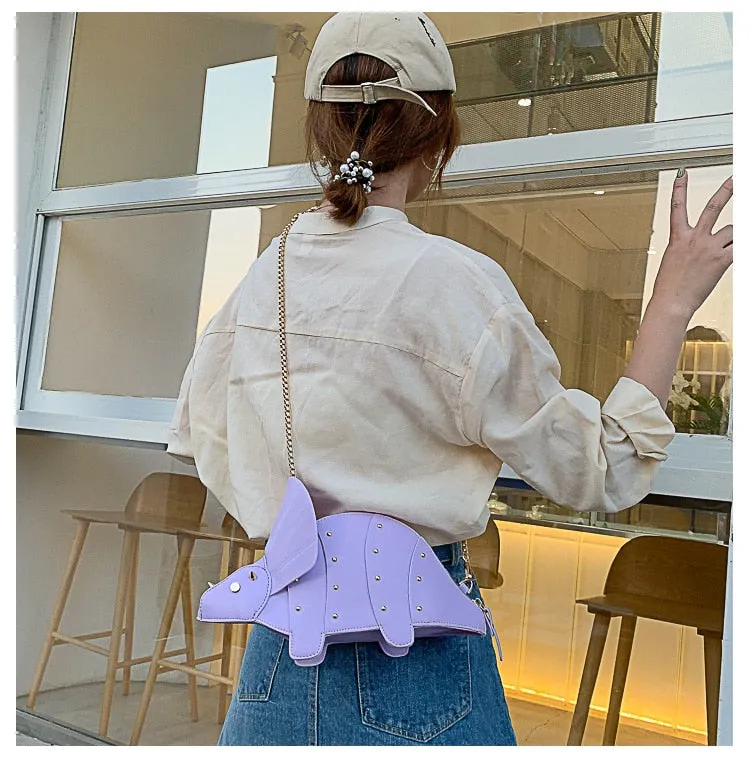 Triceratops Mini Crossbody Bag