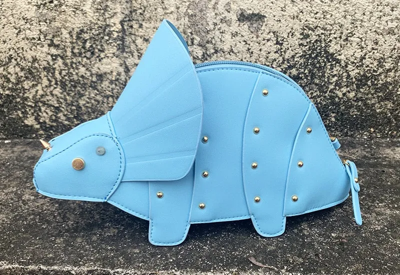 Triceratops Mini Crossbody Bag