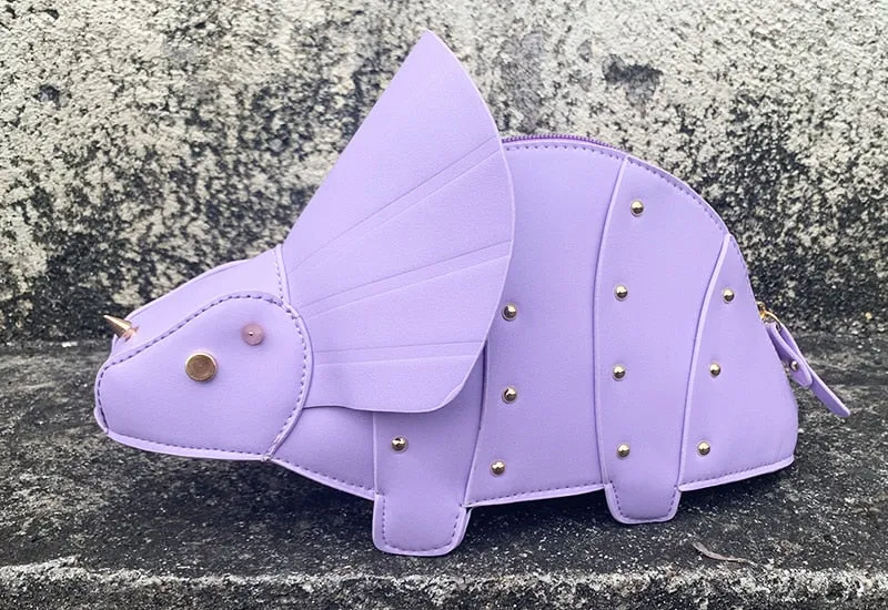 Triceratops Mini Crossbody Bag
