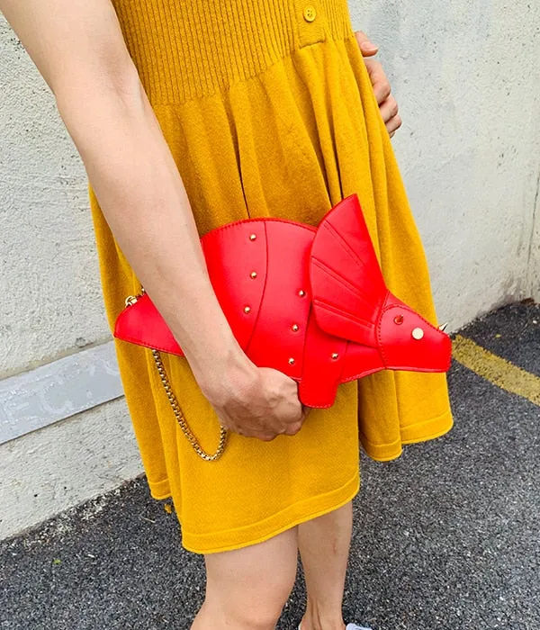 Triceratops Mini Crossbody Bag