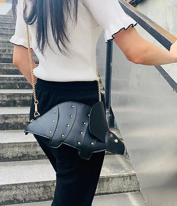Triceratops Mini Crossbody Bag