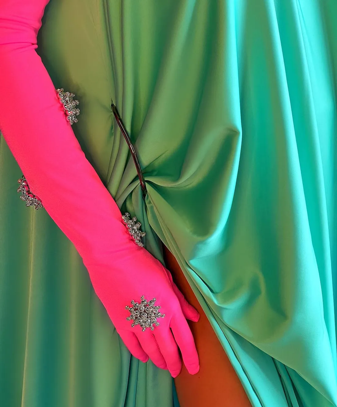 Voguish Evening Dress