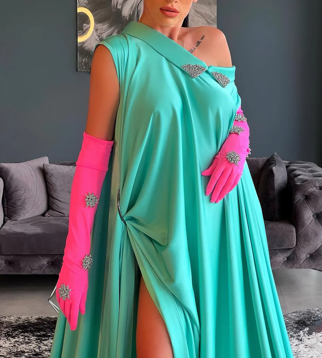 Voguish Evening Dress
