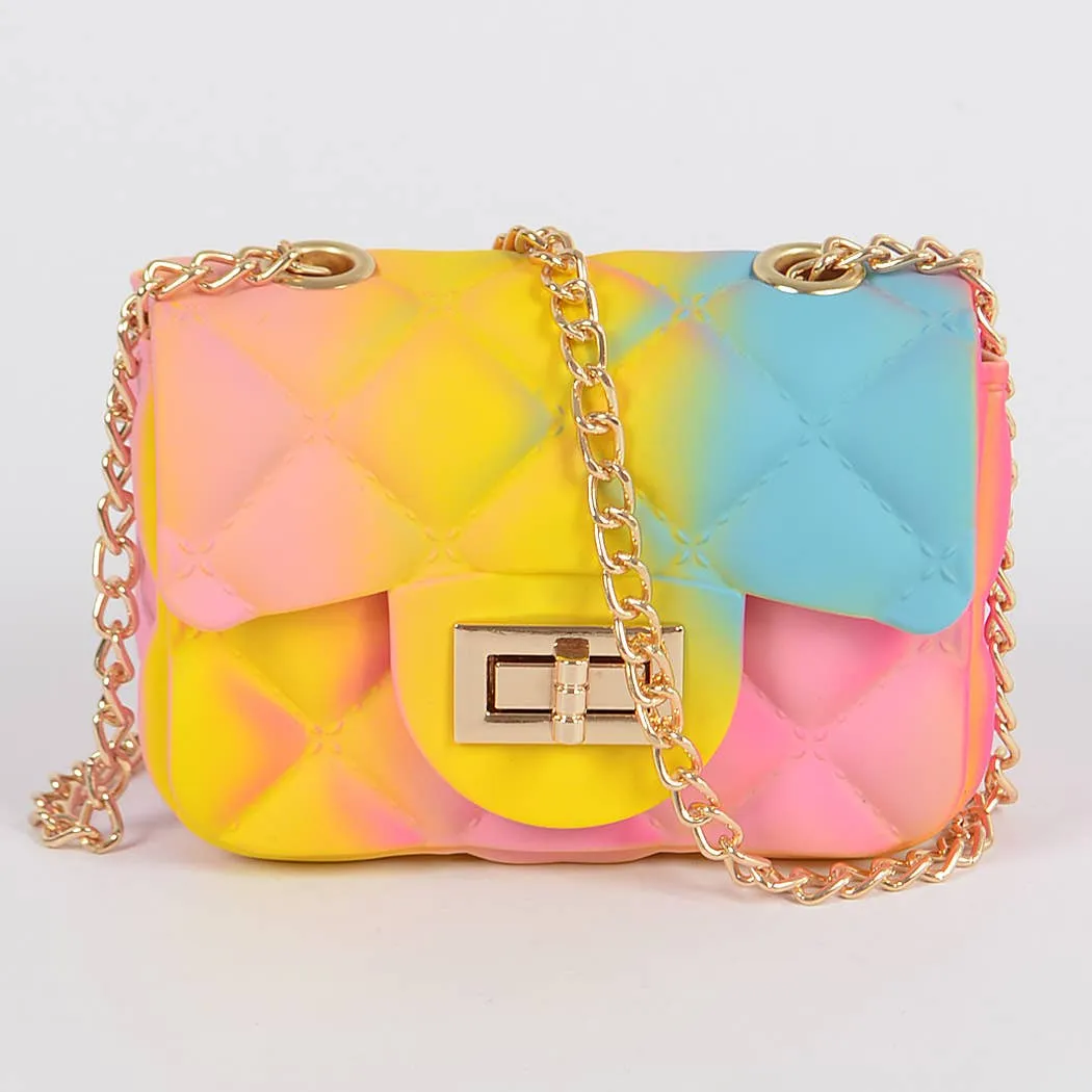 Yellow Jelly Multicolor Mini Bag